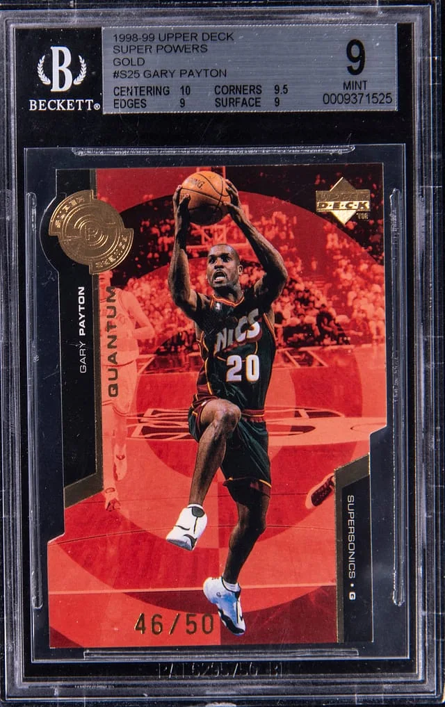 1998-99 Upper Deck Gary Payton Super Powers Gold #S25 card image