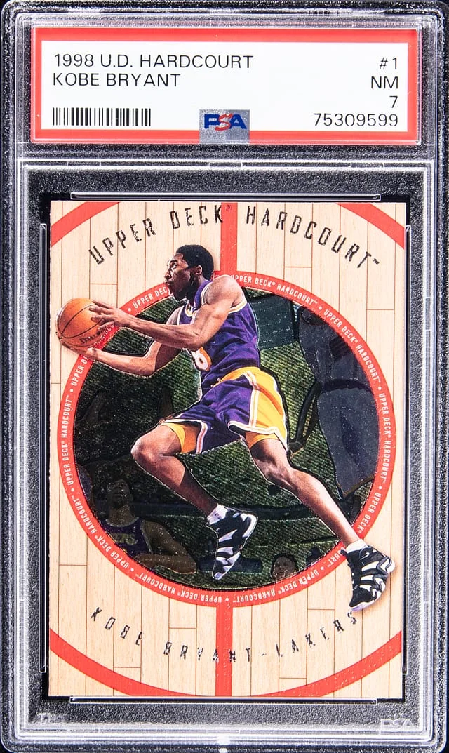1998-99 Upper Deck Hardcourt Kobe Bryant #1 card image