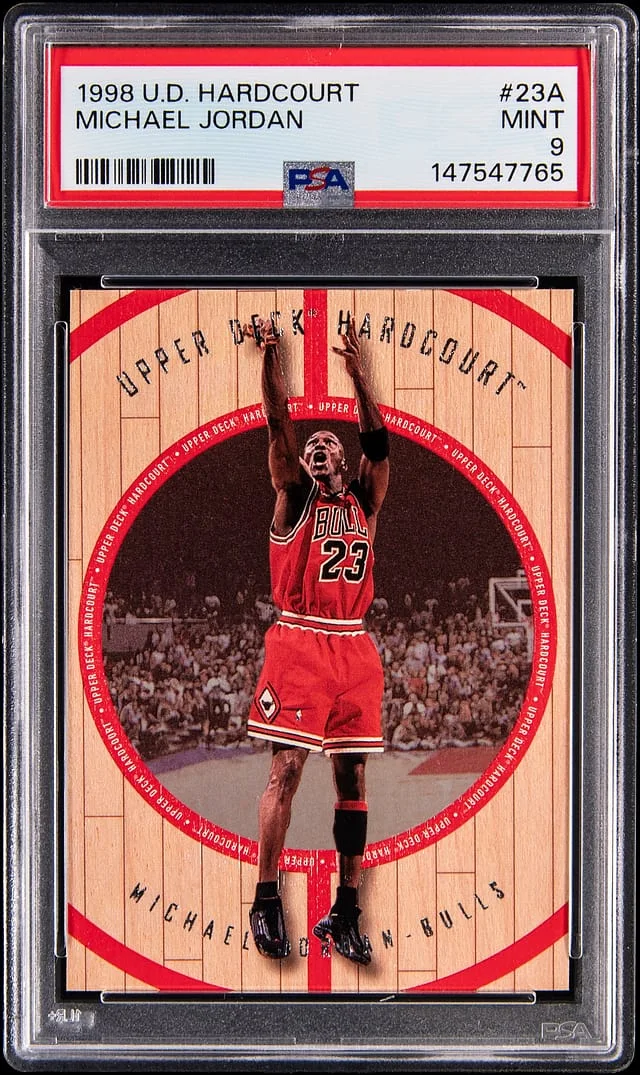 1998-99 Upper Deck Hardcourt Michael Jordan #23-A card image