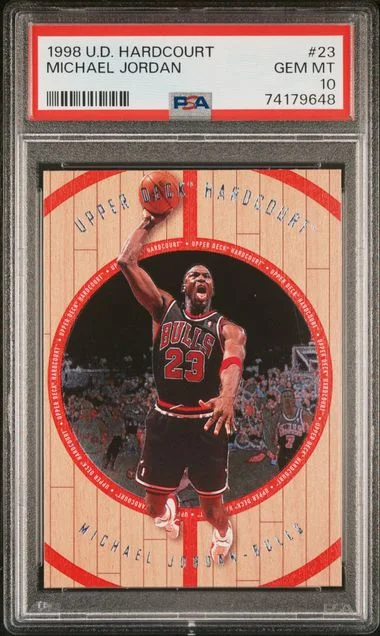1998-99 Upper Deck Hardcourt Michael Jordan #23 card image