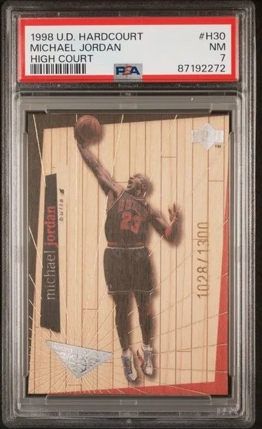 1998-99 Upper Deck Hardcourt Michael Jordan High Court #H30 card image