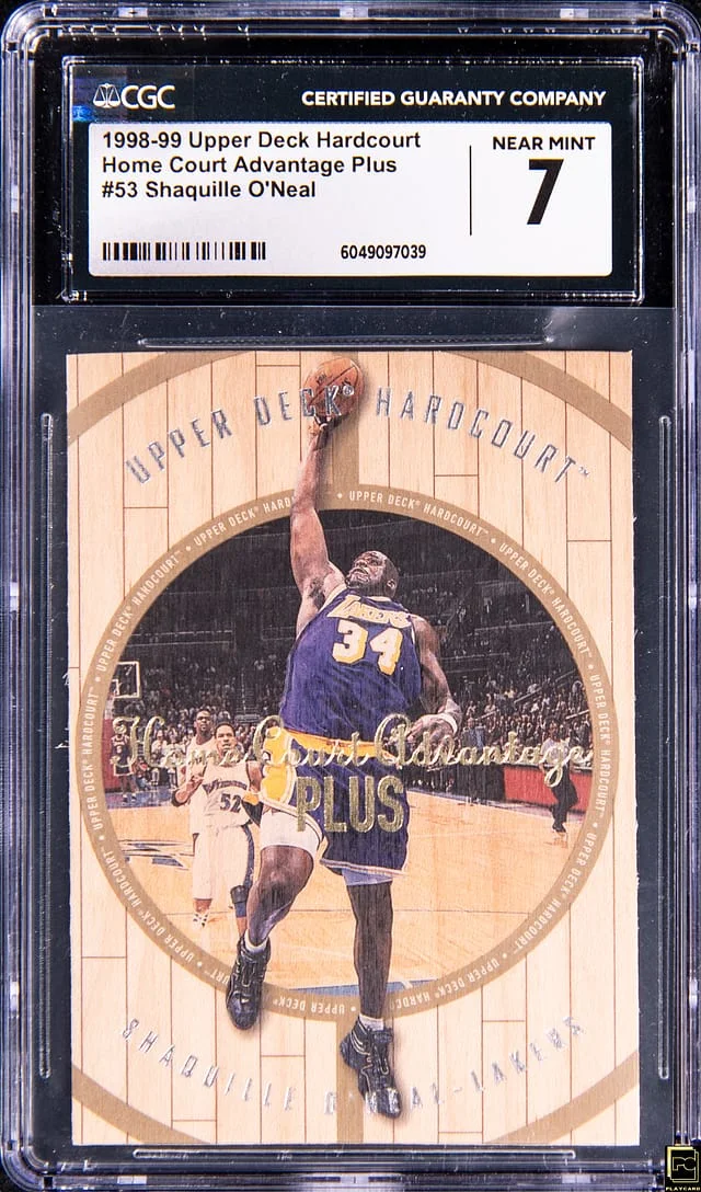 1998-99 Upper Deck Hardcourt Shaquille O'Neal Home Court Advantage Plus #53 card image