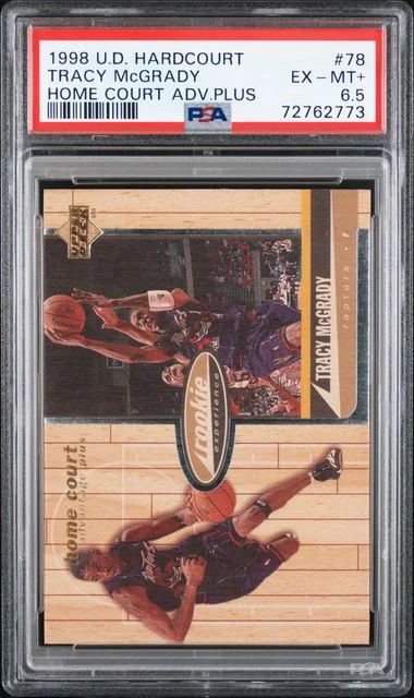 1998-99 Upper Deck Hardcourt Tracy McGrady Home Court Advantage Plus #78 card image