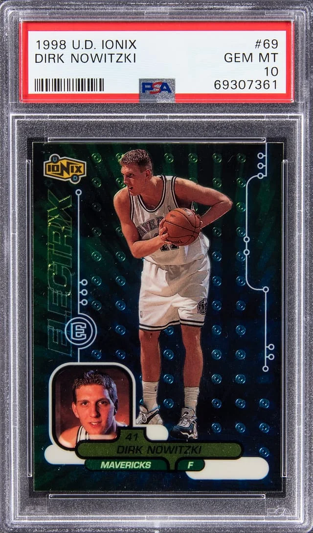 1998-99 Upper Deck Ionix Dirk Nowitzki #69 card image