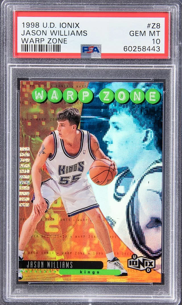 1998-99 Upper Deck Ionix Jason Williams Warp Zone #Z8 card image