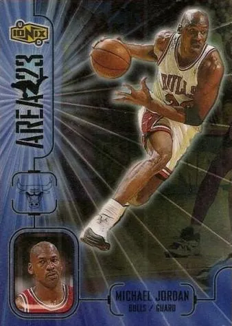 1998-99 Upper Deck Ionix Michael Jordan Area 23 #A1 card image