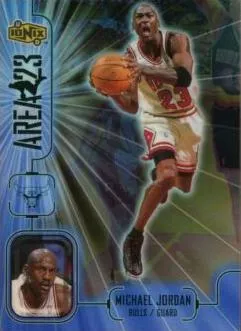 1998-99 Upper Deck Ionix Michael Jordan Area 23 #A10 card image