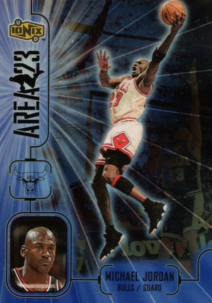 1998-99 Upper Deck Ionix Michael Jordan Area 23 #A4 card image