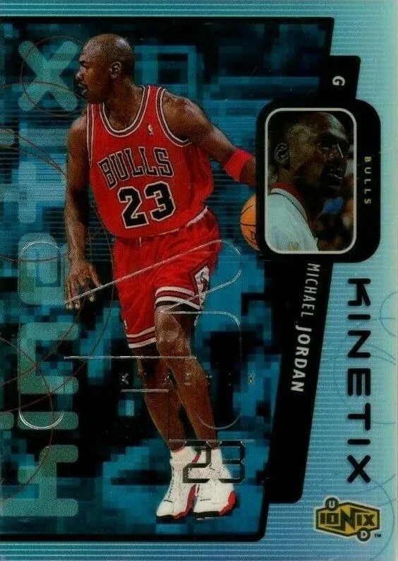 1998-99 Upper Deck Ionix Michael Jordan Kinetix #K1 card image