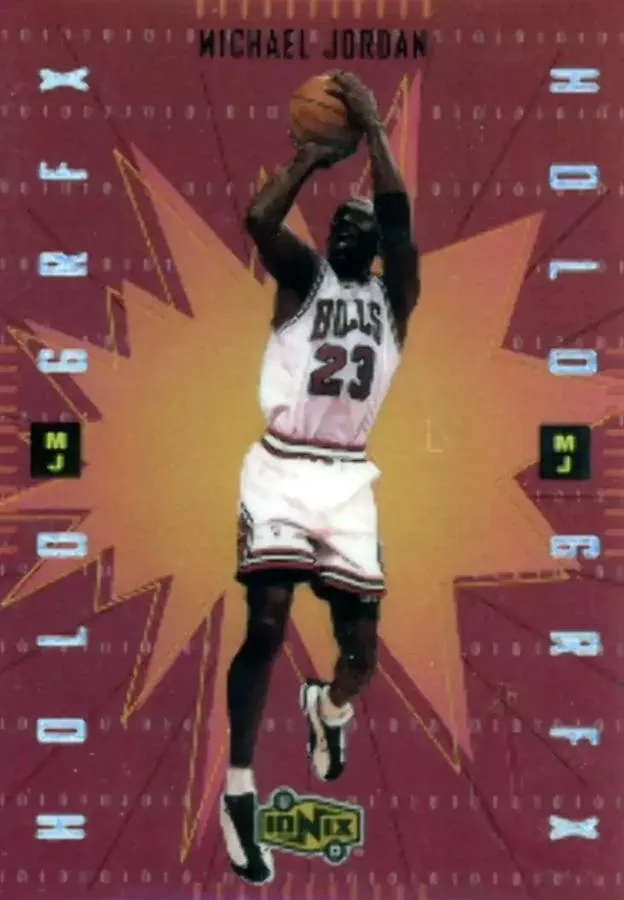 1998-99 Upper Deck Ionix Michael Jordan MJ HoloGrFX #MJ10 card image