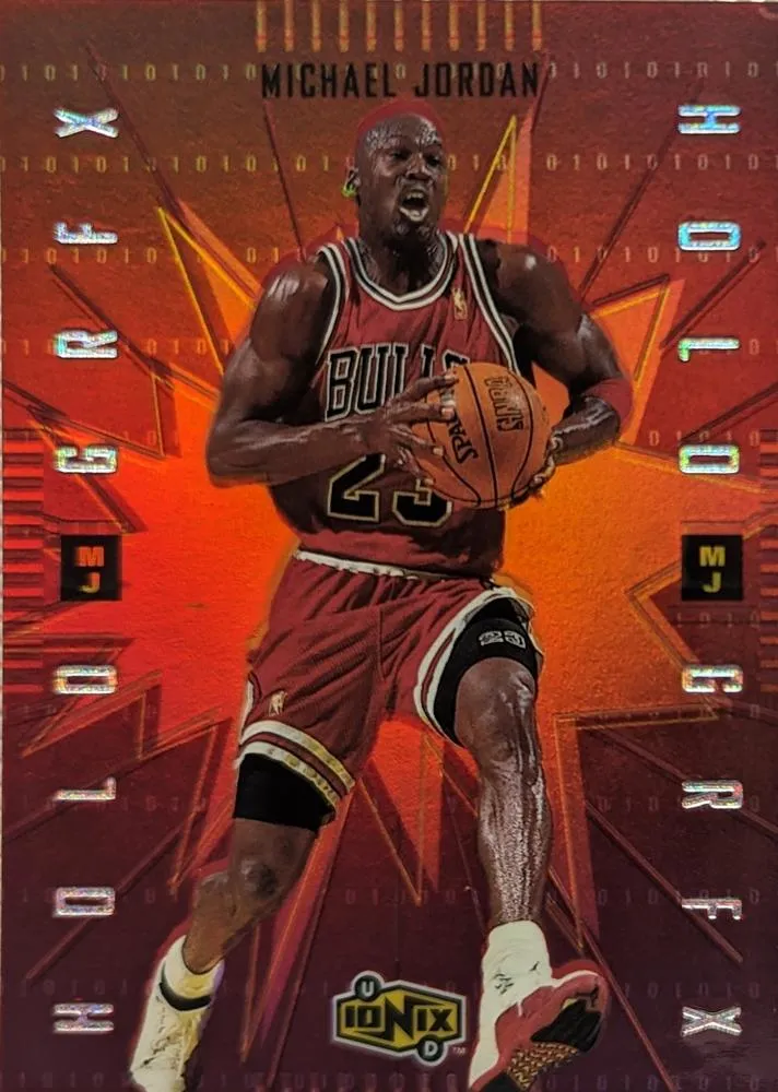 1998-99 Upper Deck Ionix Michael Jordan MJ HoloGrFX #MJ4 card image