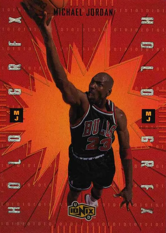 1998-99 Upper Deck Ionix Michael Jordan MJ HoloGrFX #MJ5 card image