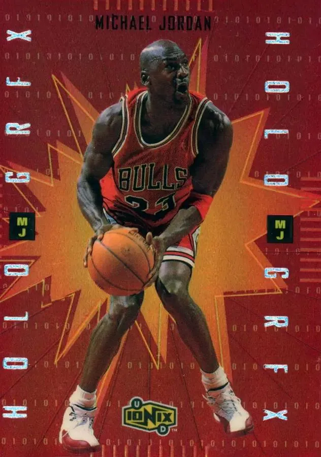 1998-99 Upper Deck Ionix Michael Jordan MJ HoloGrFX #MJ6 card image