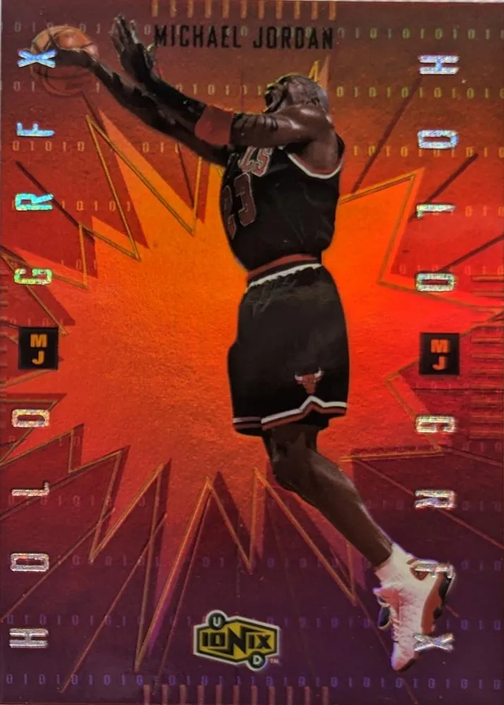 1998-99 Upper Deck Ionix Michael Jordan MJ HoloGrFX #MJ7 card image