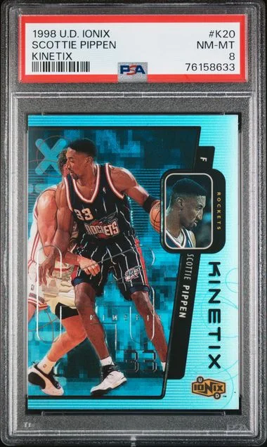 1998-99 Upper Deck Ionix Scottie Pippen Kinetix #K20 card image