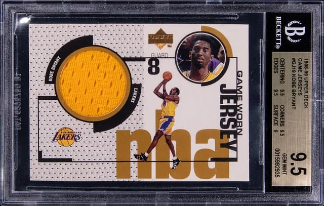 1998-99 Upper Deck Kobe Bryant Game Jerseys #GJ19 card image