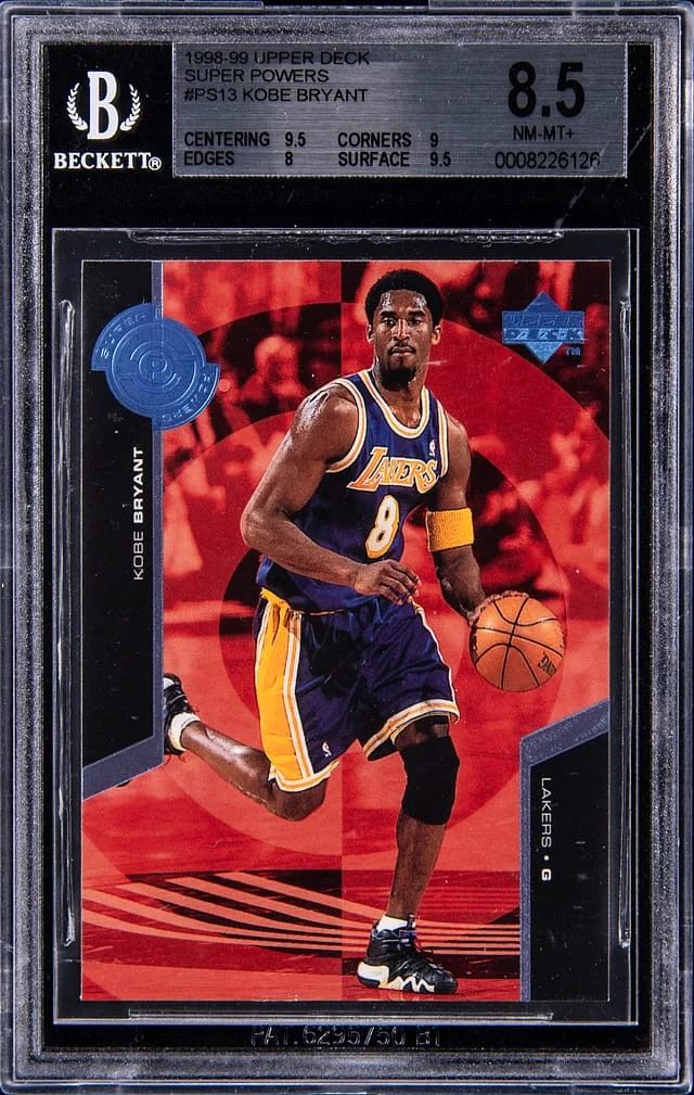 1998-99 Upper Deck Kobe Bryant Super Powers Quantum Silver #PS13 card image