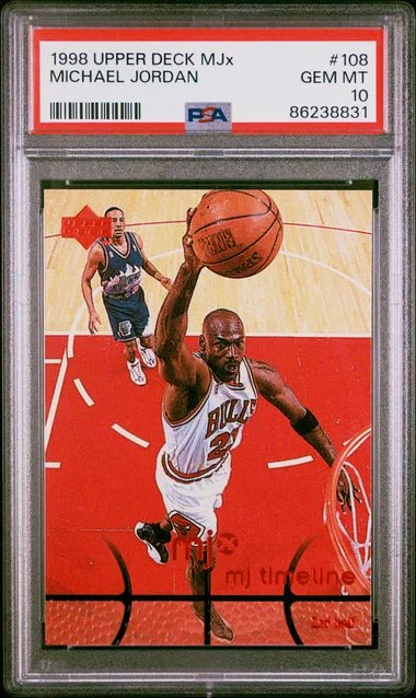1998-99 Upper Deck Michael Jordan MJx #108 card image