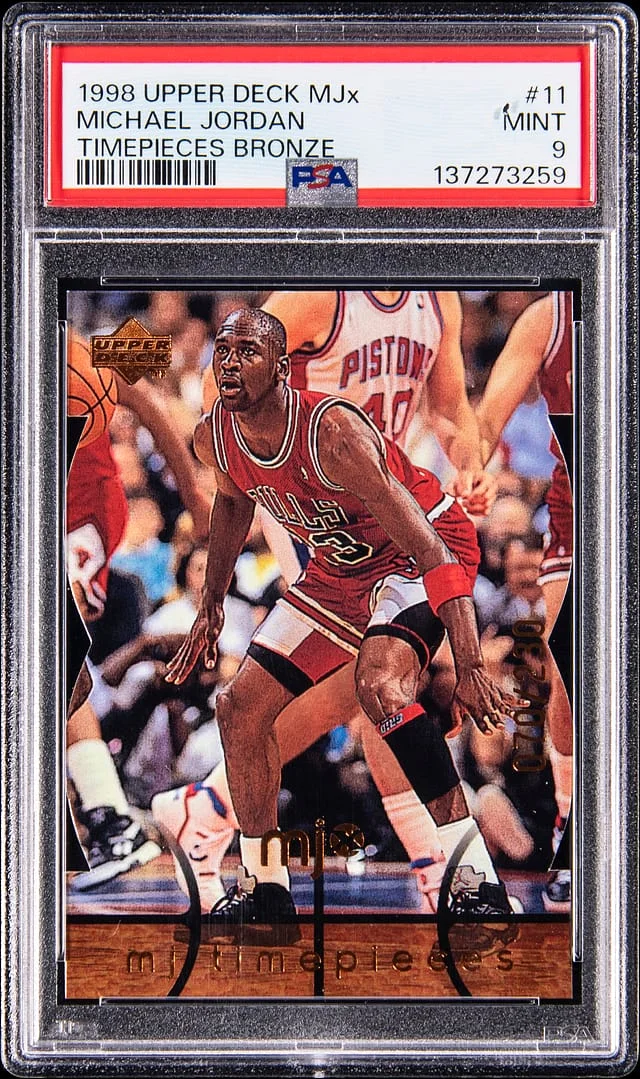 1998-99 Upper Deck Michael Jordan MJx Timepieces Bronze #11 card image
