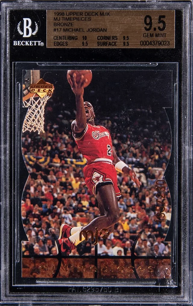 1998-99 Upper Deck Michael Jordan MJX MJ Timepieces Bronze #17 card image