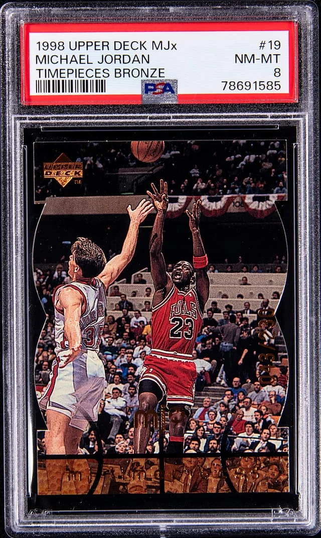 1998-99 Upper Deck Michael Jordan MJx Timepieces Bronze #19 card image