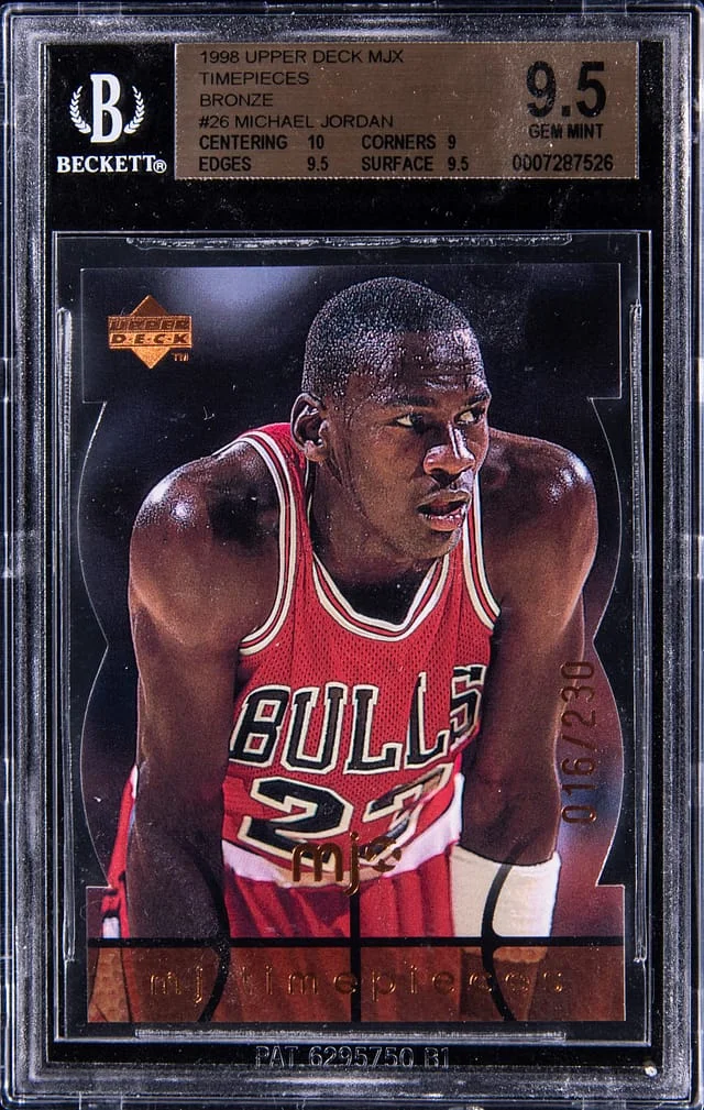 1998-99 Upper Deck Michael Jordan MJX Timepieces Bronze #26 card image