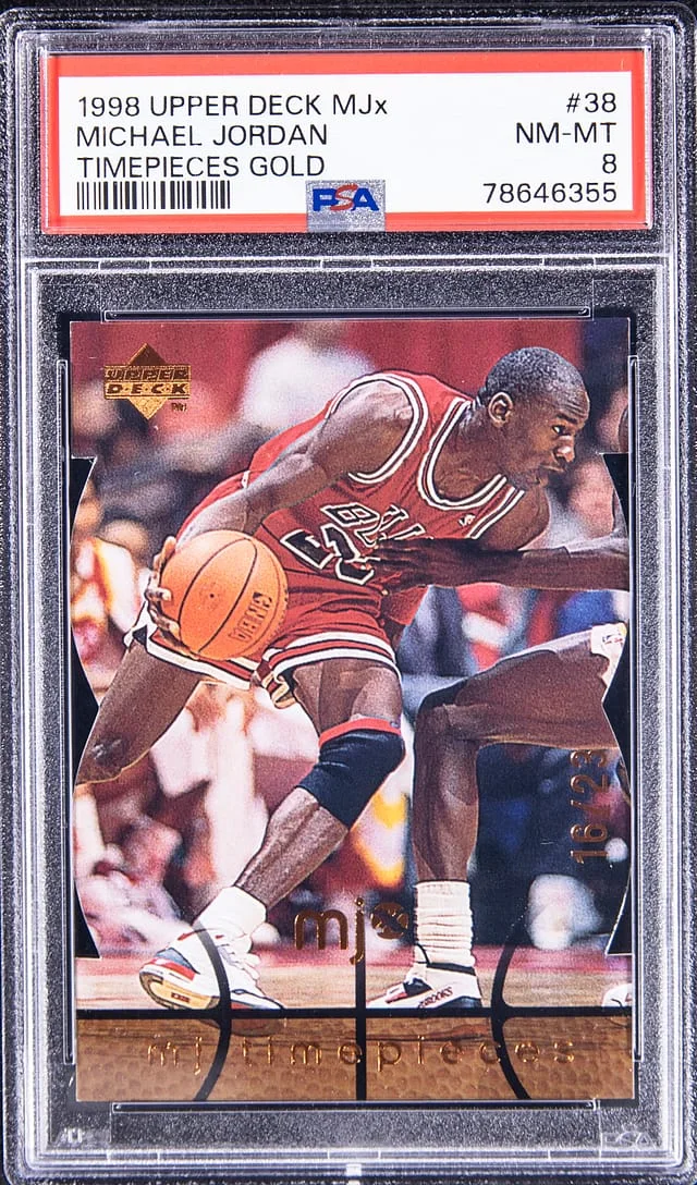 1998-99 Upper Deck Michael Jordan MJx Timepieces Gold #38 card image
