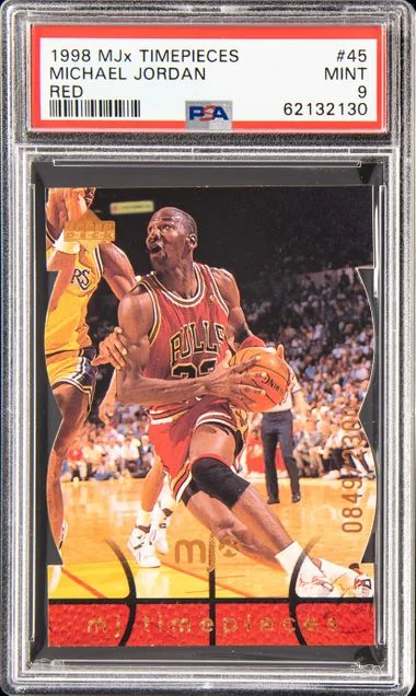 1998-99 Upper Deck Michael Jordan MJx Timepieces Red #45 card image