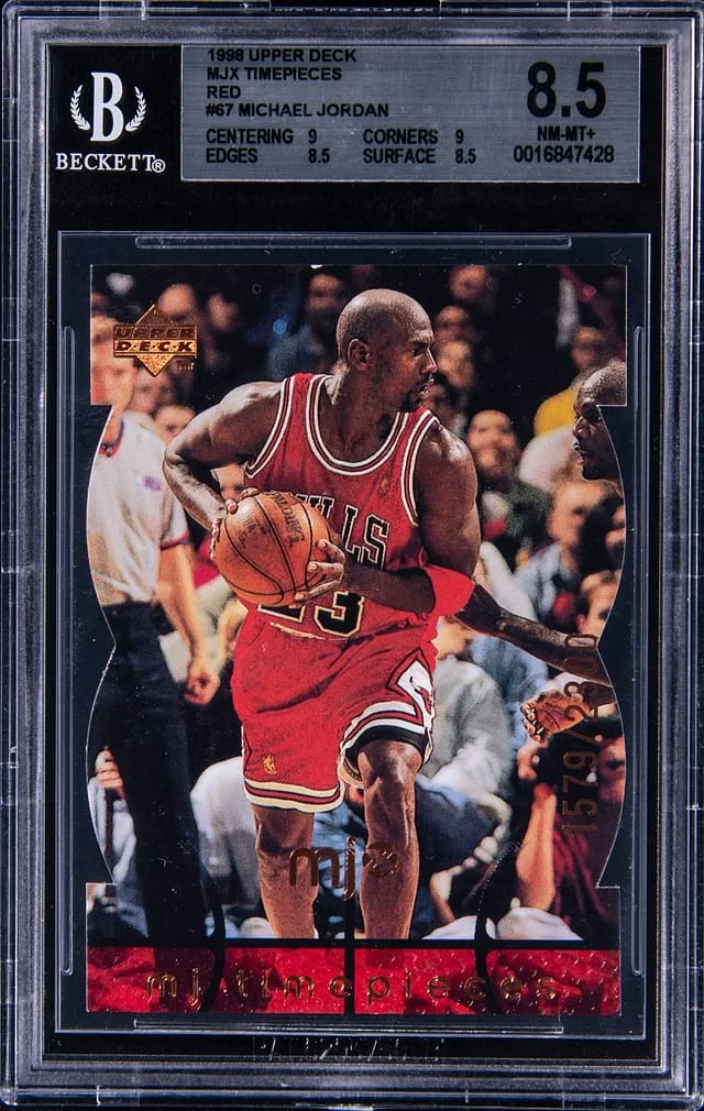 1998-99 Upper Deck Michael Jordan MJX Timepieces Red #67 card image