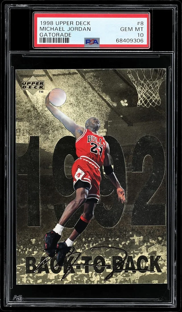 1998-99 Upper Deck Michael Jordan Gatorade #8 card image
