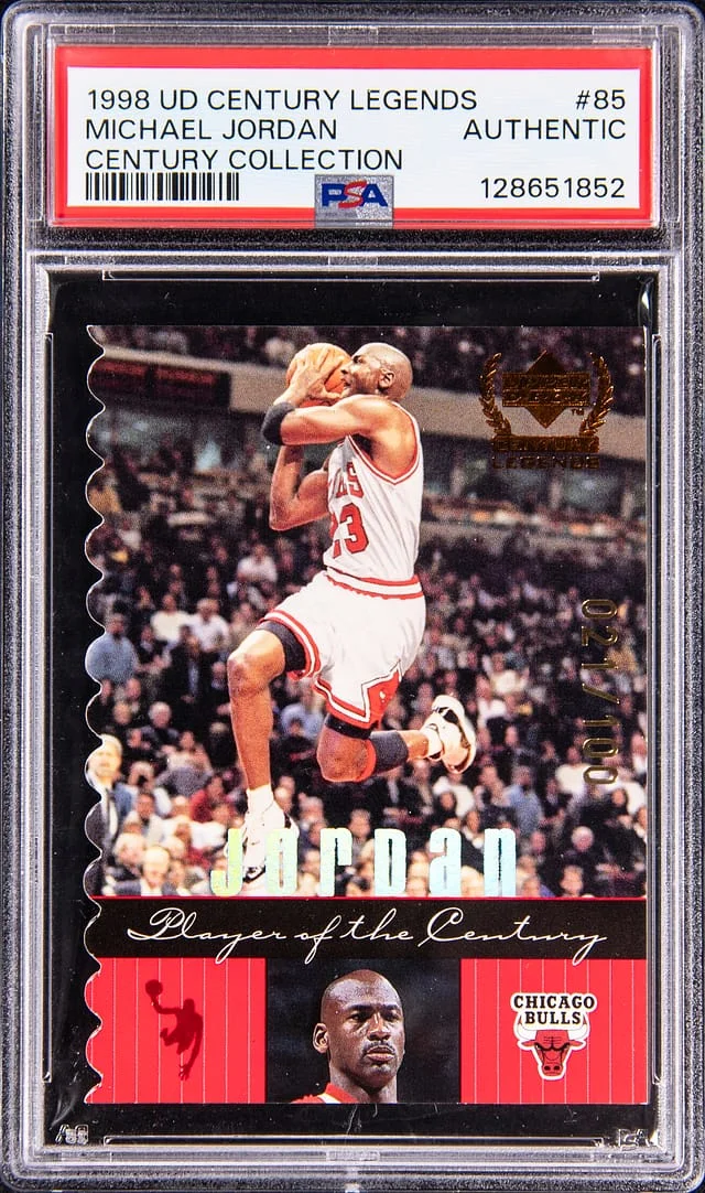 1998-99 Upper Deck Michael Jordan Century Legends Century Collection #85 card image