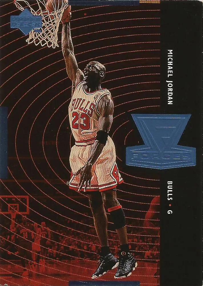 1998-99 Upper Deck Michael Jordan Forces #F1 card image