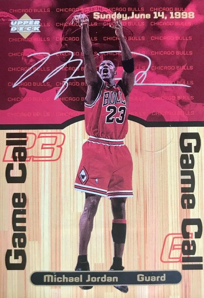 1998-99 Upper Deck Michael Jordan Game Call Michael Jordan #MJ5 card image