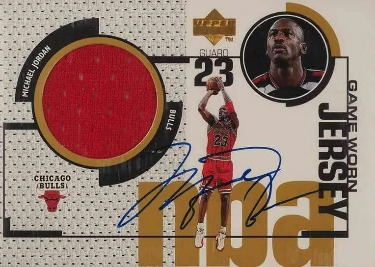 1998-99 Upper Deck Michael Jordan Autographed Game Jersey #GJA2 card image