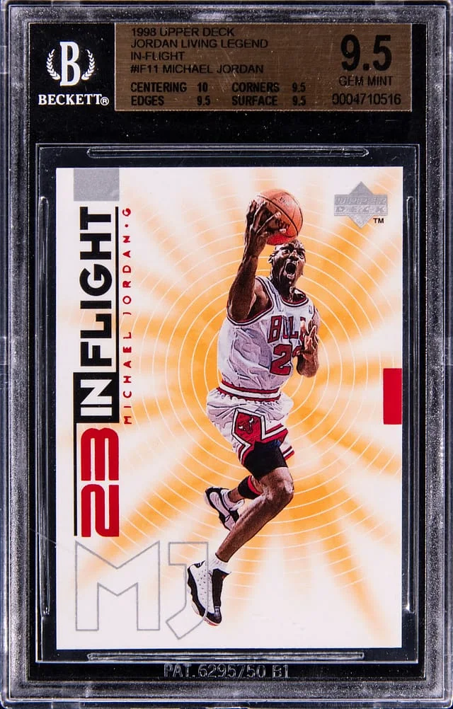 1998-99 Upper Deck Michael Jordan Jordan Living Legend In-Flight #IF-11 card image