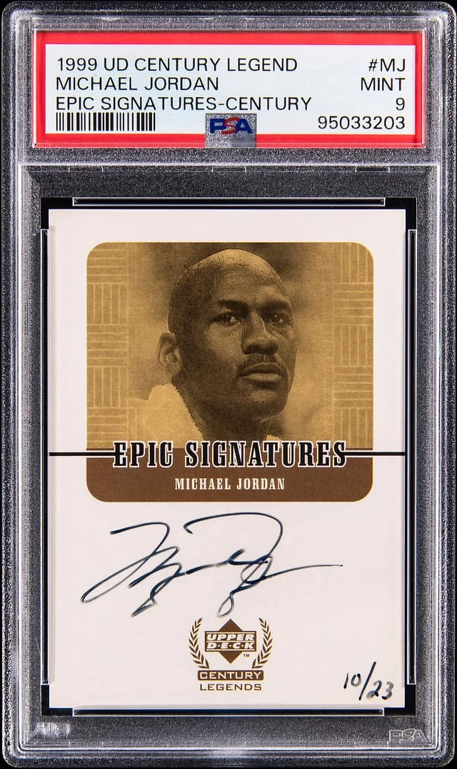 1998-99 Upper Deck Michael Jordan Century Legends Epic Signatures Century #MJ card image