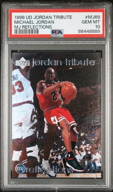 1998-99 Upper Deck Michael Jordan Jordan Tribute MJ Reflections #MJ69 card image