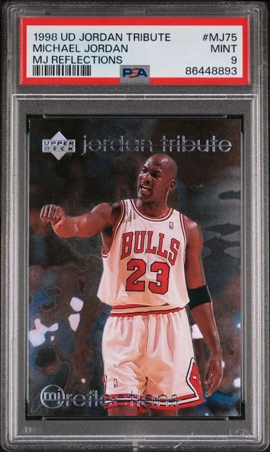 1998-99 Upper Deck Michael Jordan Jordan Tribute MJ Reflections #MJ75 card image