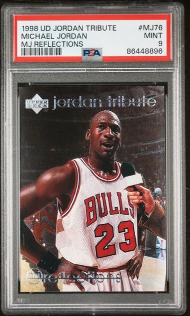 1998-99 Upper Deck Michael Jordan Jordan Tribute MJ Reflections #MJ76 card image
