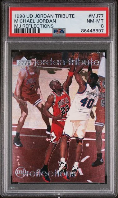 1998-99 Upper Deck Michael Jordan Jordan Tribute MJ Reflections #MJ77 card image