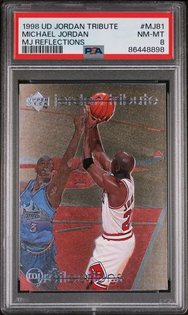 1998-99 Upper Deck Michael Jordan Jordan Tribute MJ Reflections #MJ81 card image
