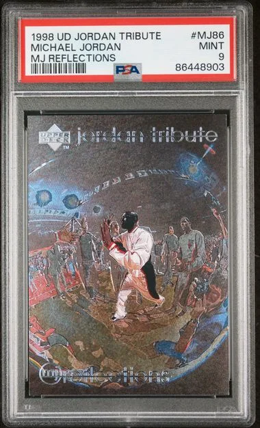 1998-99 Upper Deck Michael Jordan Jordan Tribute MJ Reflections #MJ86 card image