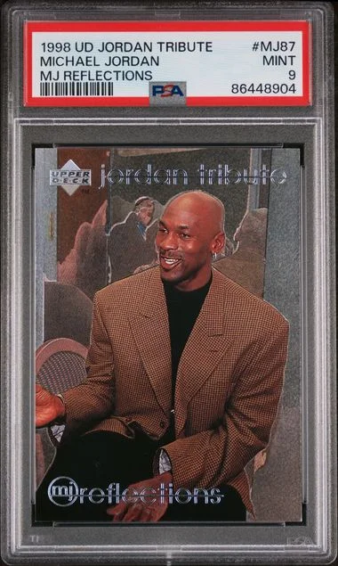1998-99 Upper Deck Michael Jordan Jordan Tribute MJ Reflections #MJ87 card image