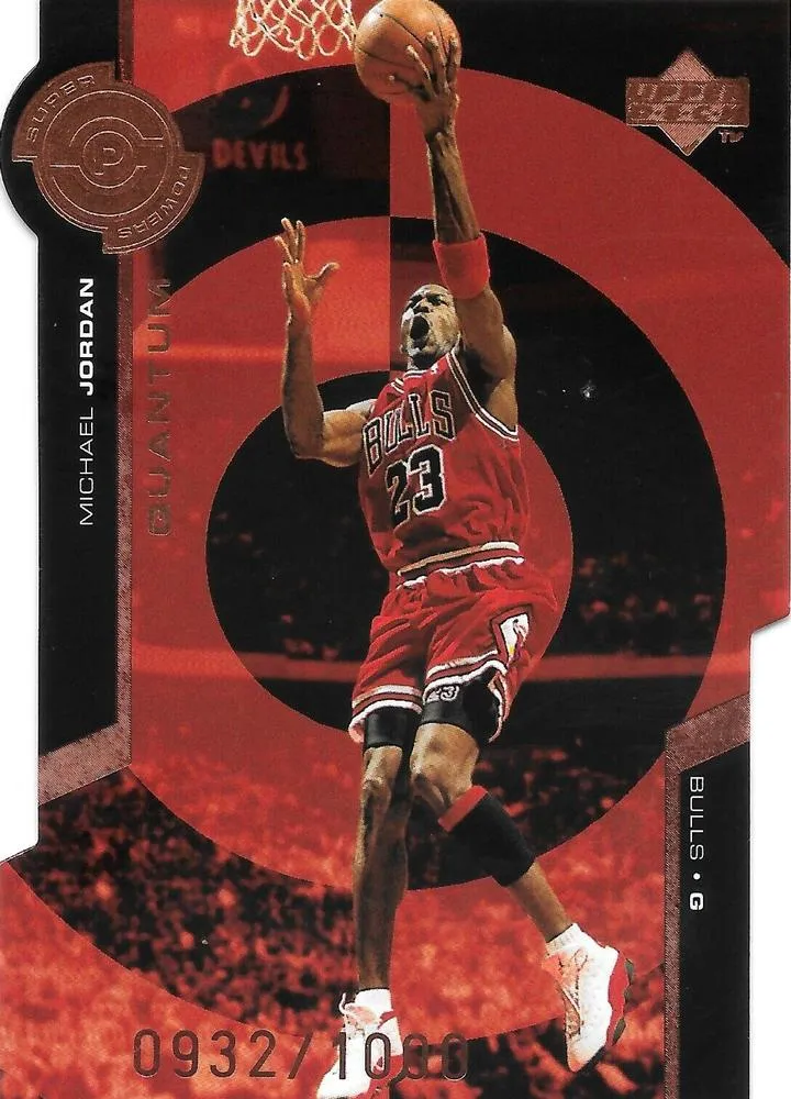 1998-99 Upper Deck Michael Jordan Super Powers Tier 1 (Quantum Bronze) #PS30 card image