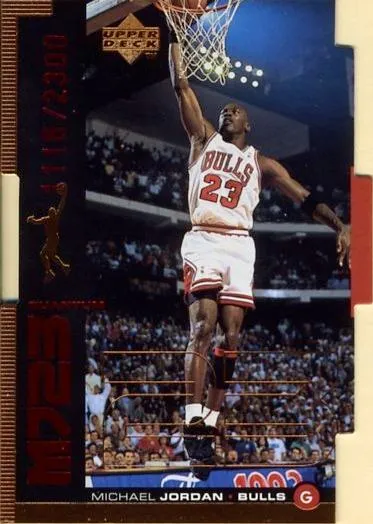 1998-99 Upper Deck Michael Jordan MJ23 Tier 1 (Quantum Bronze) #QMM1 card image