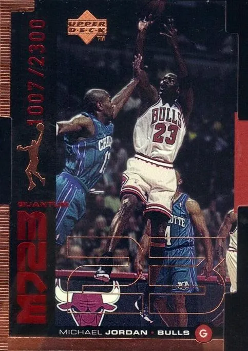 1998-99 Upper Deck Michael Jordan MJ23 Tier 1 (Quantum Bronze) #QMM11 card image