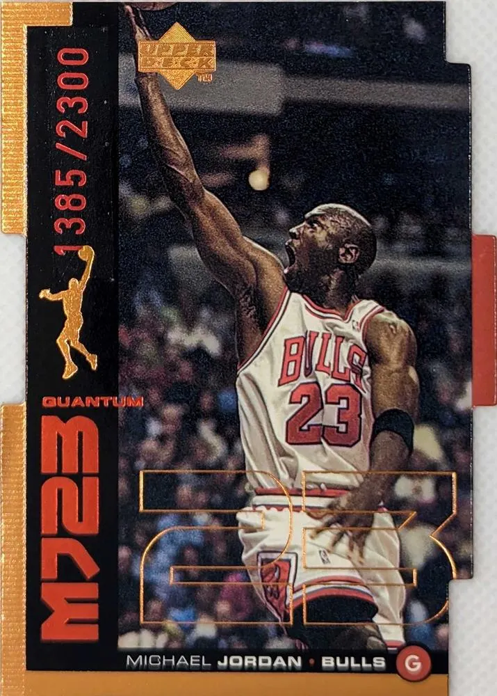 1998-99 Upper Deck Michael Jordan MJ23 Tier 1 (Quantum Bronze) #QMM20 card image