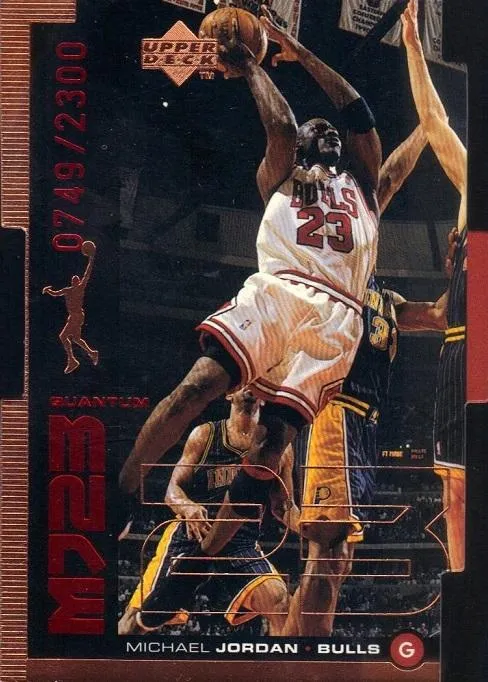 1998-99 Upper Deck Michael Jordan MJ23 Tier 1 (Quantum Bronze) #QMM25 card image
