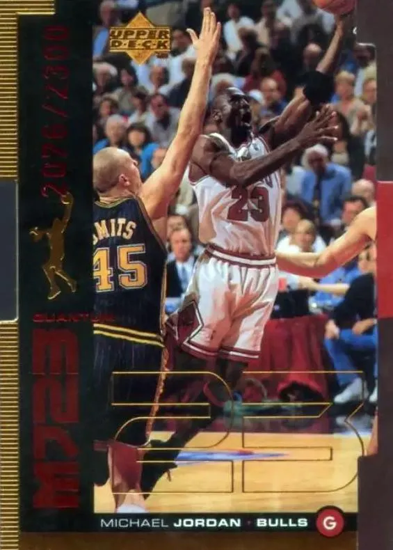 1998-99 Upper Deck Michael Jordan MJ23 Tier 1 (Quantum Bronze) #QMM26 card image