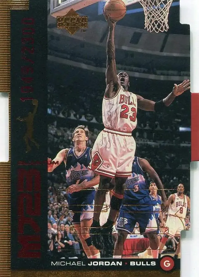 1998-99 Upper Deck Michael Jordan MJ23 Tier 1 (Quantum Bronze) #QMM27 card image